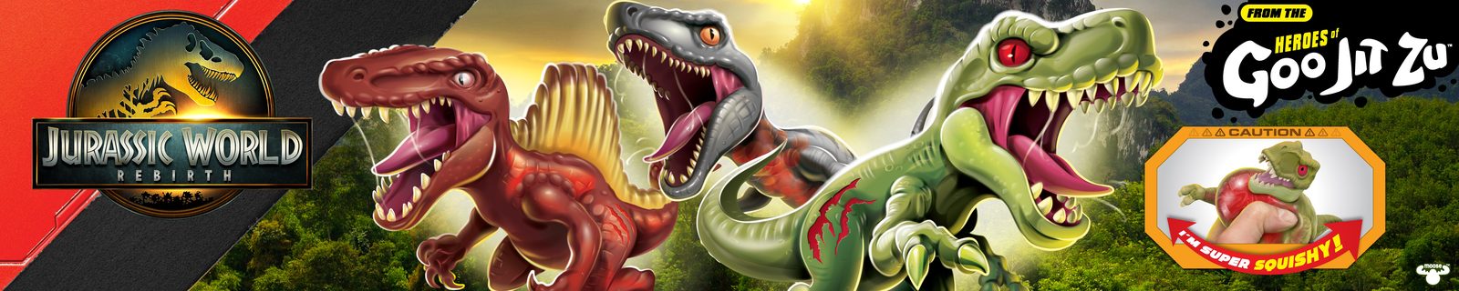 Goo Jitzu Jurassic World banner