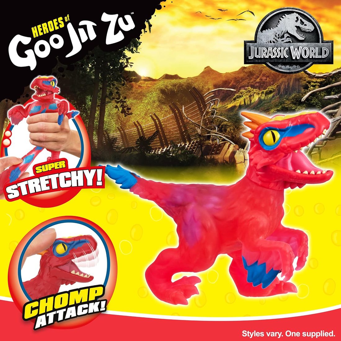 Goo Jitzu Jurassic World Chomp Attack Pyroraptor view 3