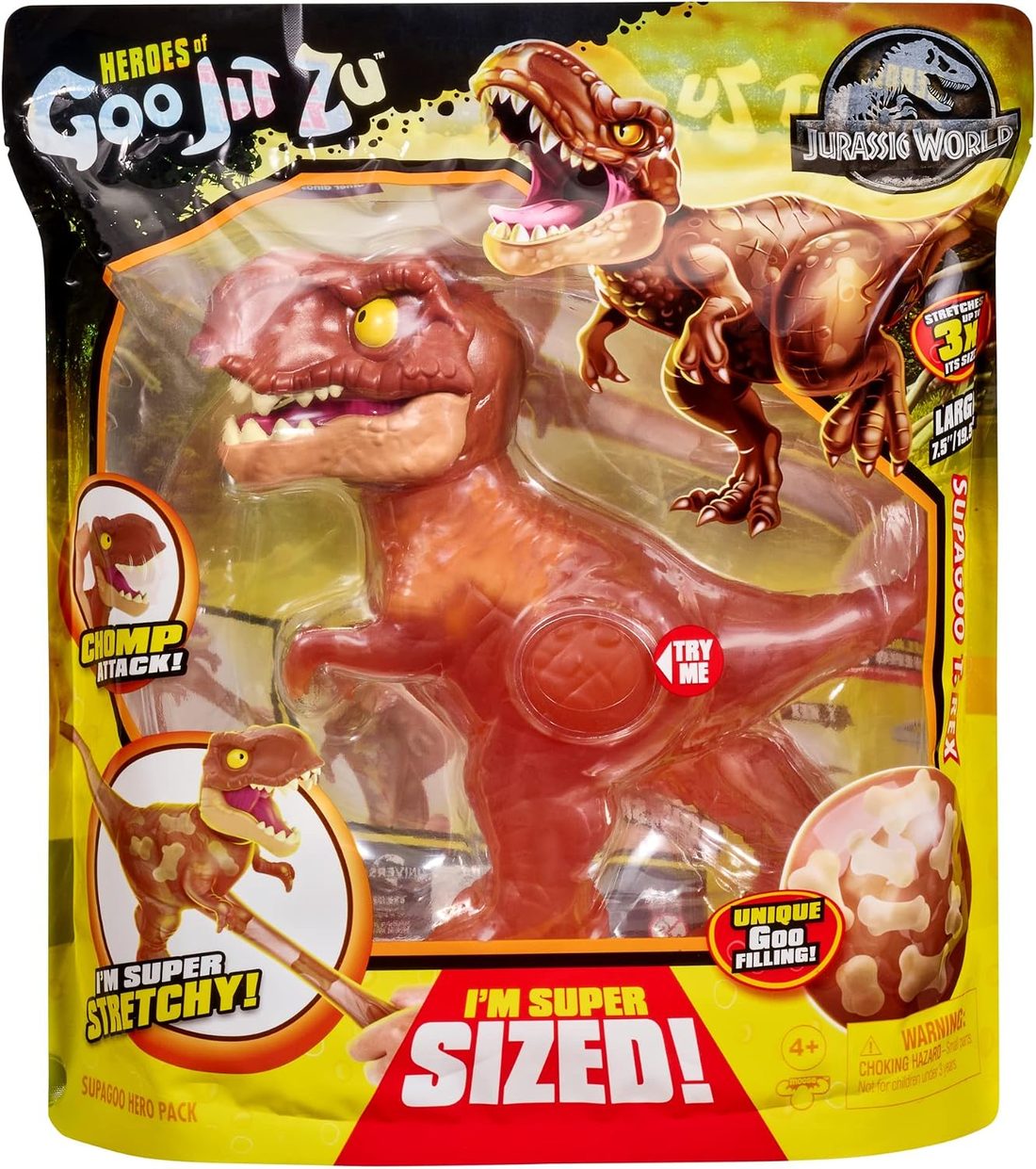 Goo Jitzu Jurassic World SupaGoo T. Rex view 2
