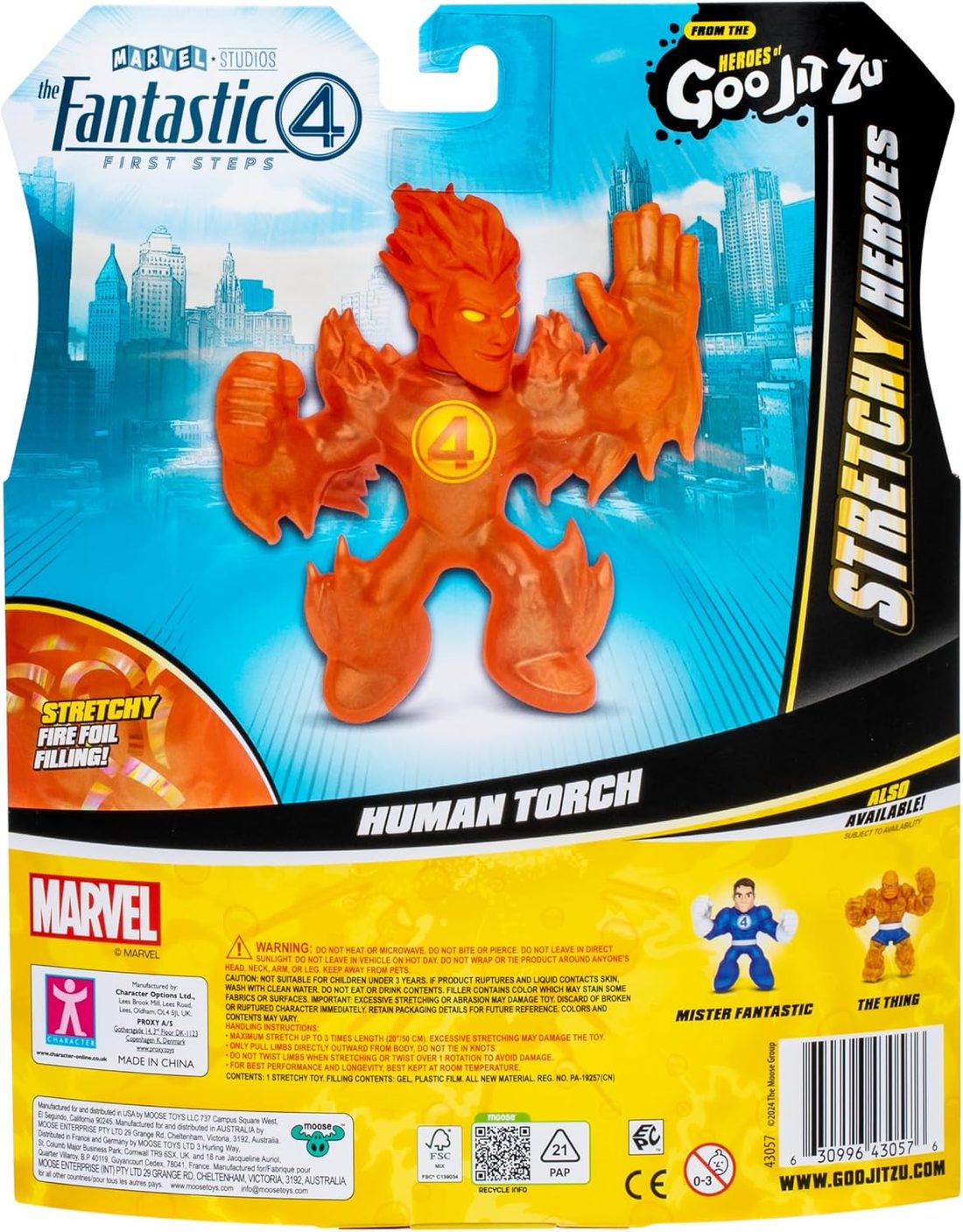 Goo Jitzu Marvel Human Torch view 4