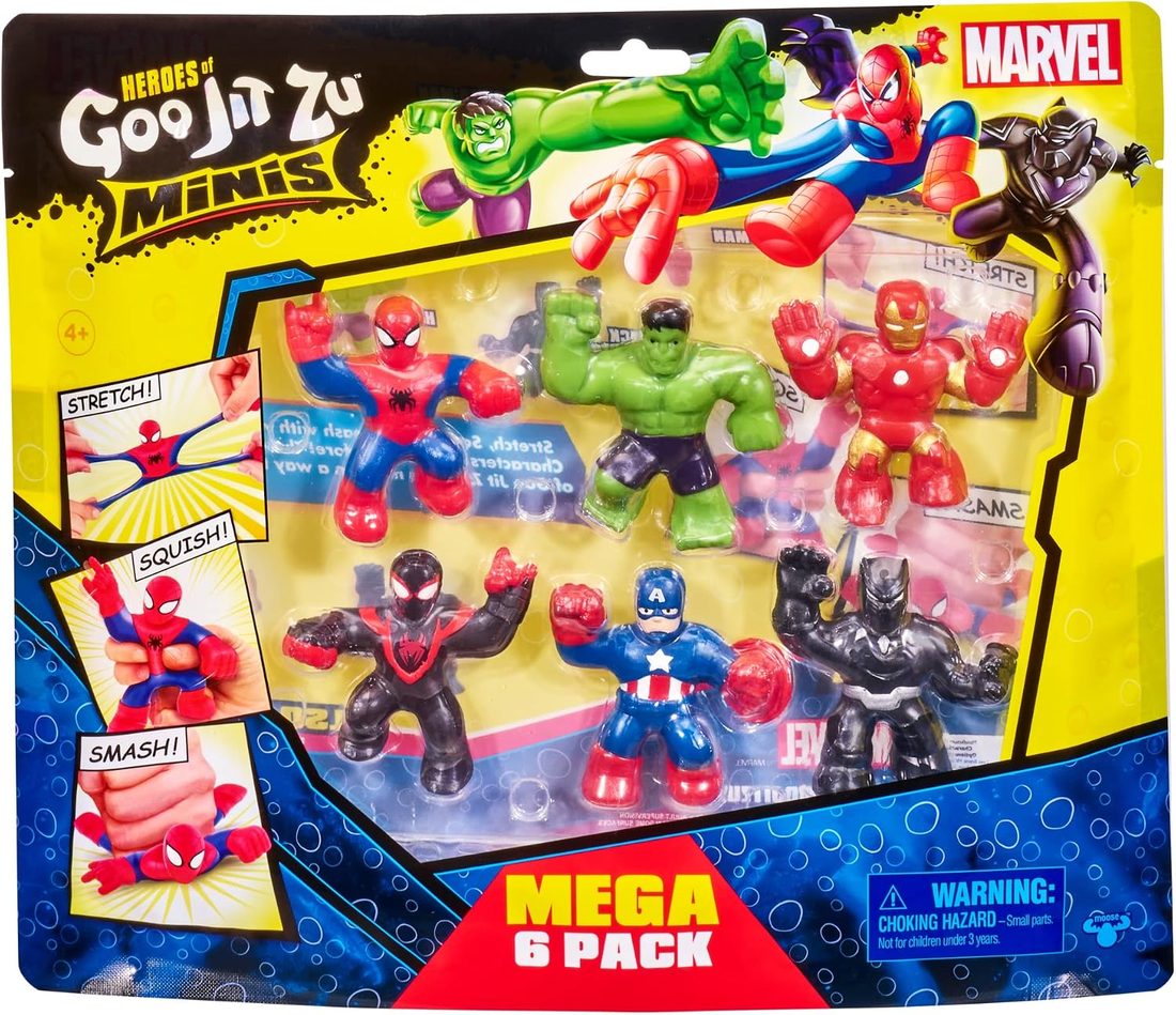 Goo Jitzu Marvel Mega Mini 6 Pack view 2