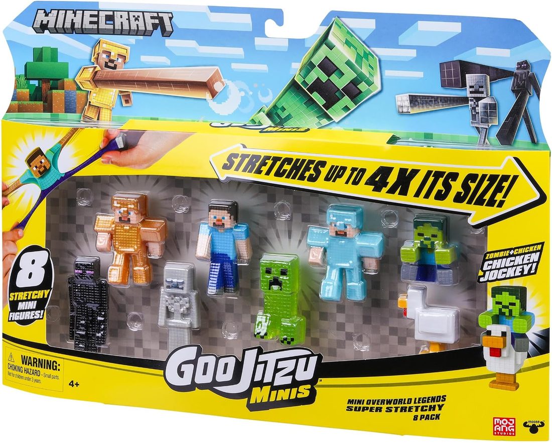 Goo Jitzu Minecraft Minis 8 Pack view 3