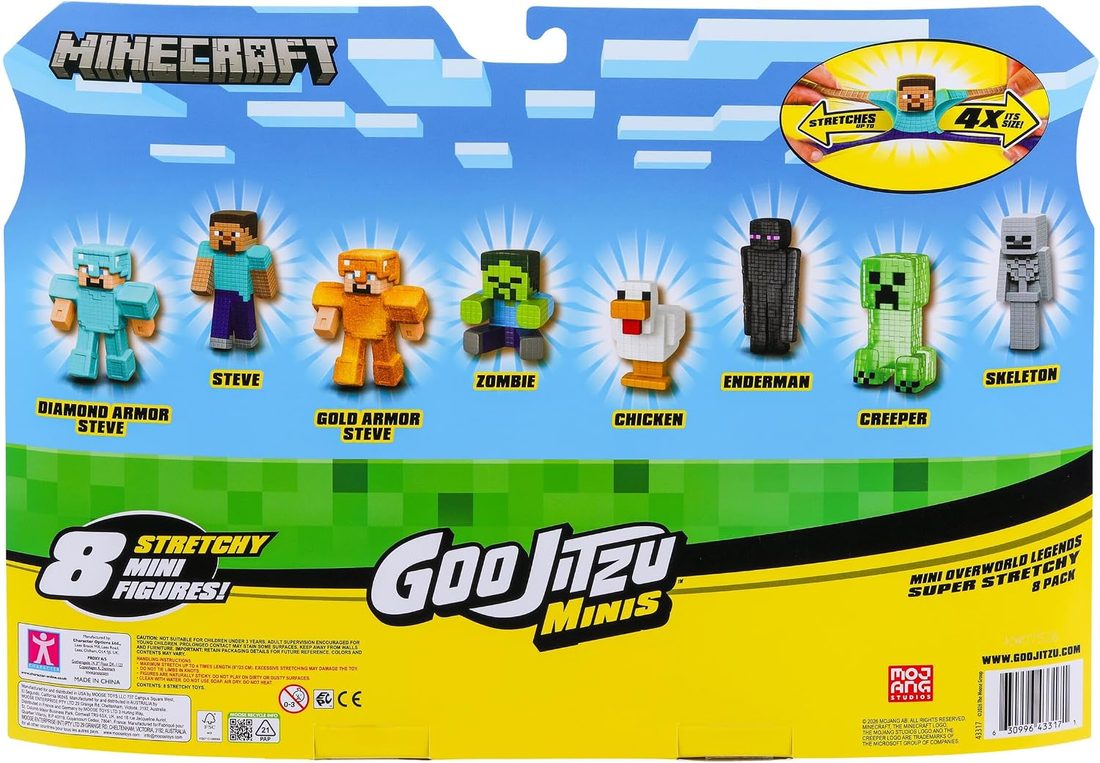 Goo Jitzu Minecraft Minis 8 Pack view 4