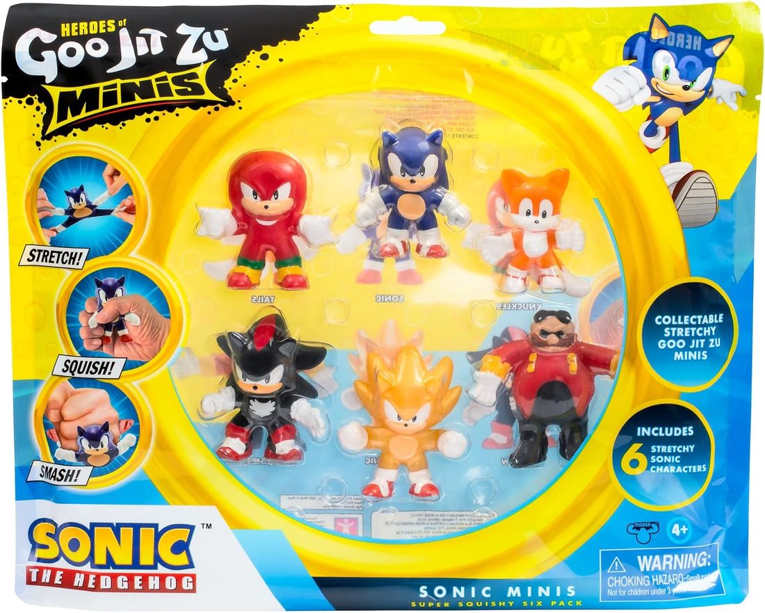 Goo Jitzu Sonic Minis 6 Pack view 2